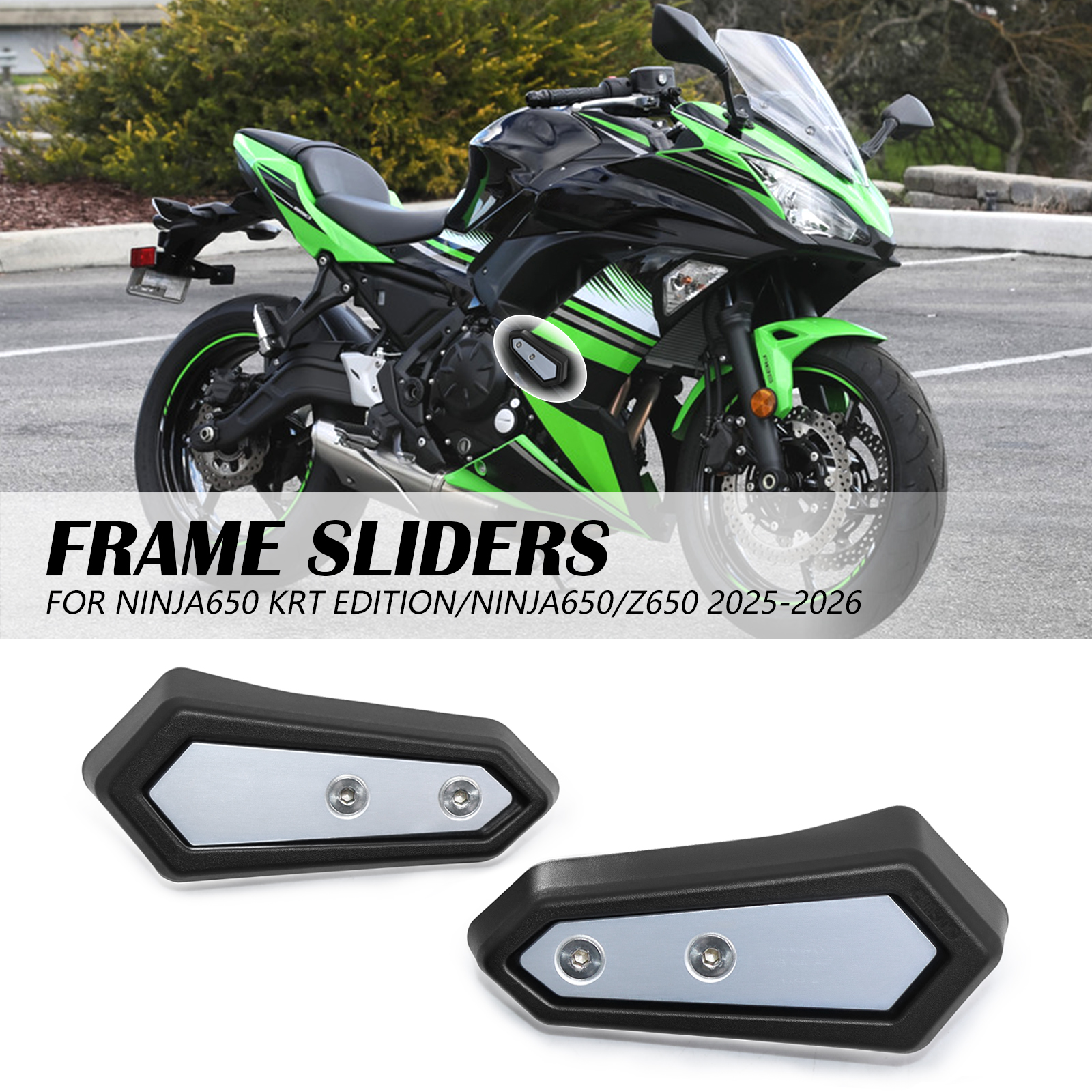 Ninja 650 / Z650 Sliders detail 3