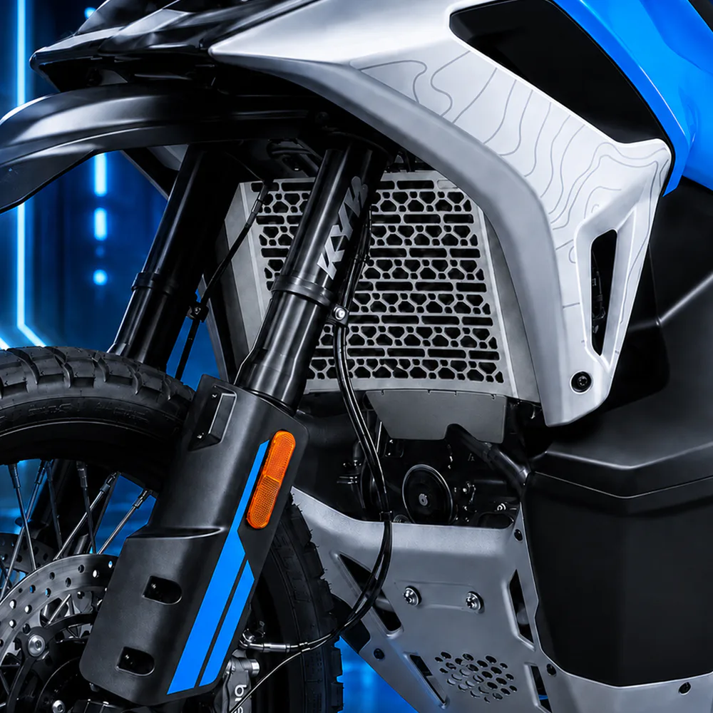 1000MT-X Radiator Guard detail 5