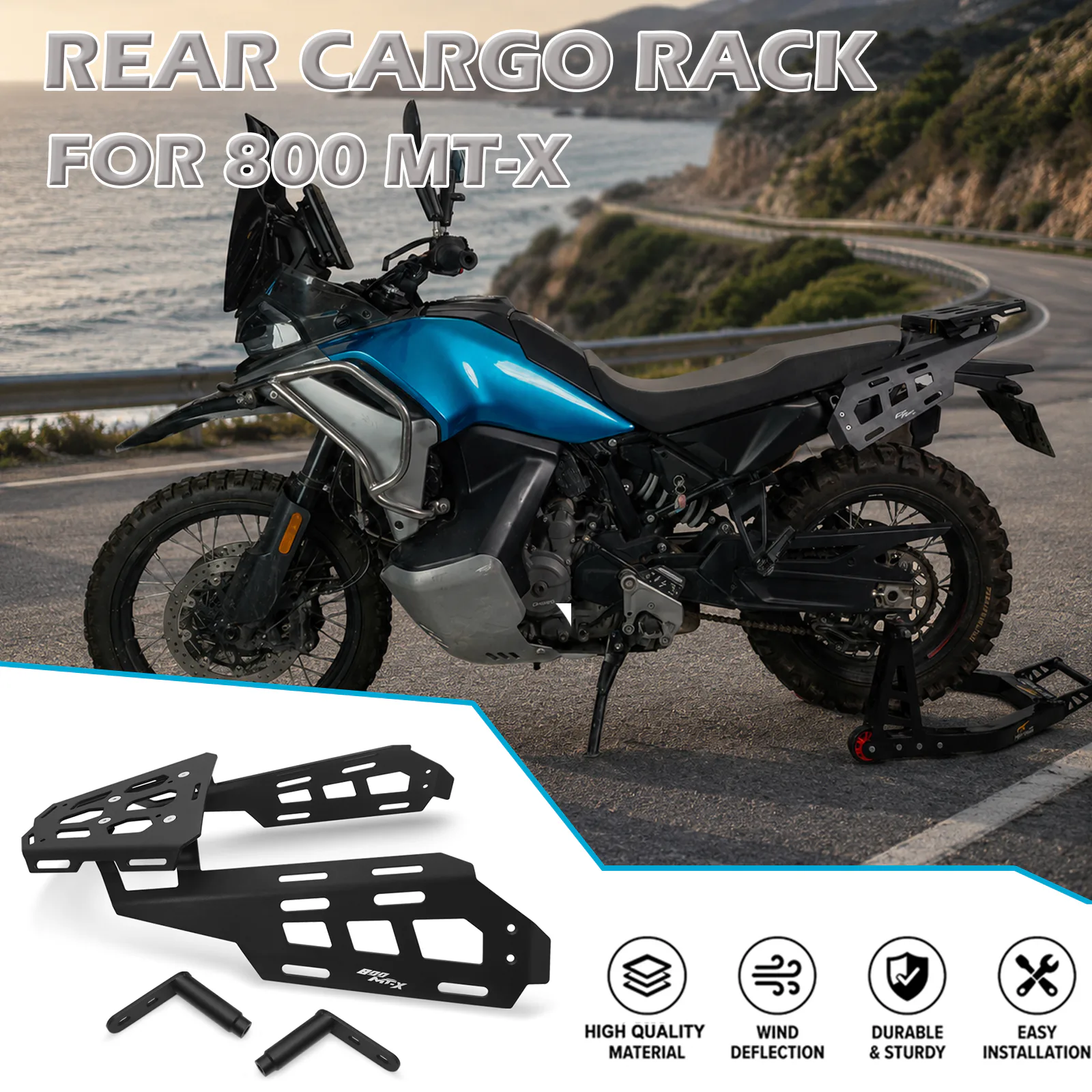 CFMOTO 800MT-X Bag Carrier Rear Rack
