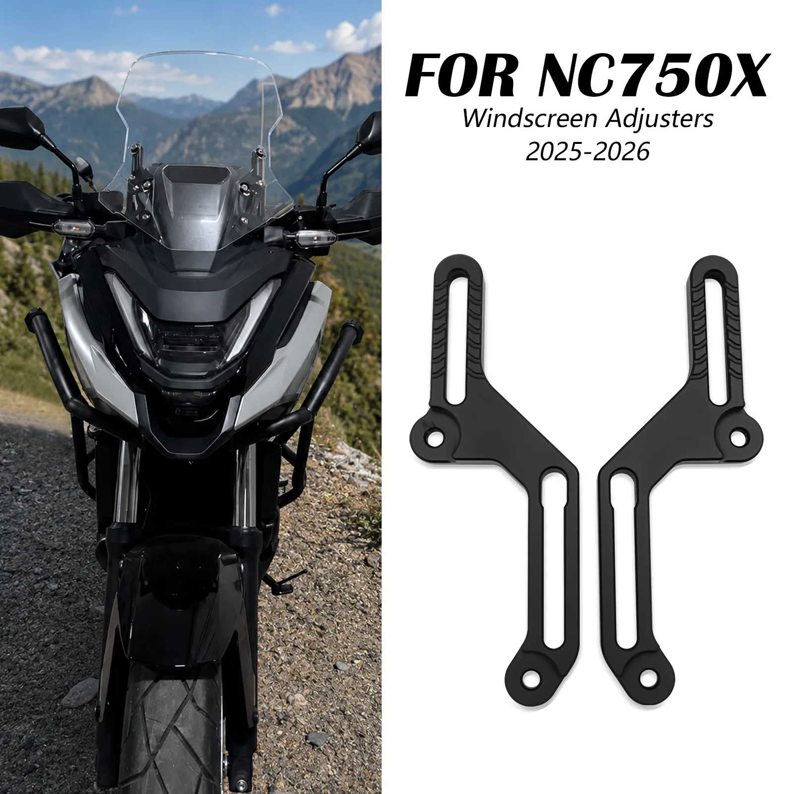 NC750X Windshield Adjuster detail 3