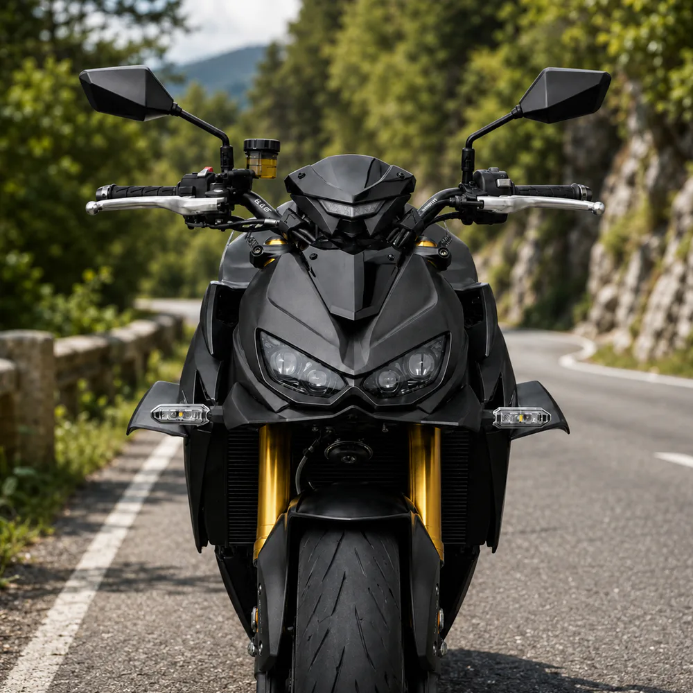 Z1000 Front Spoiler detail 3