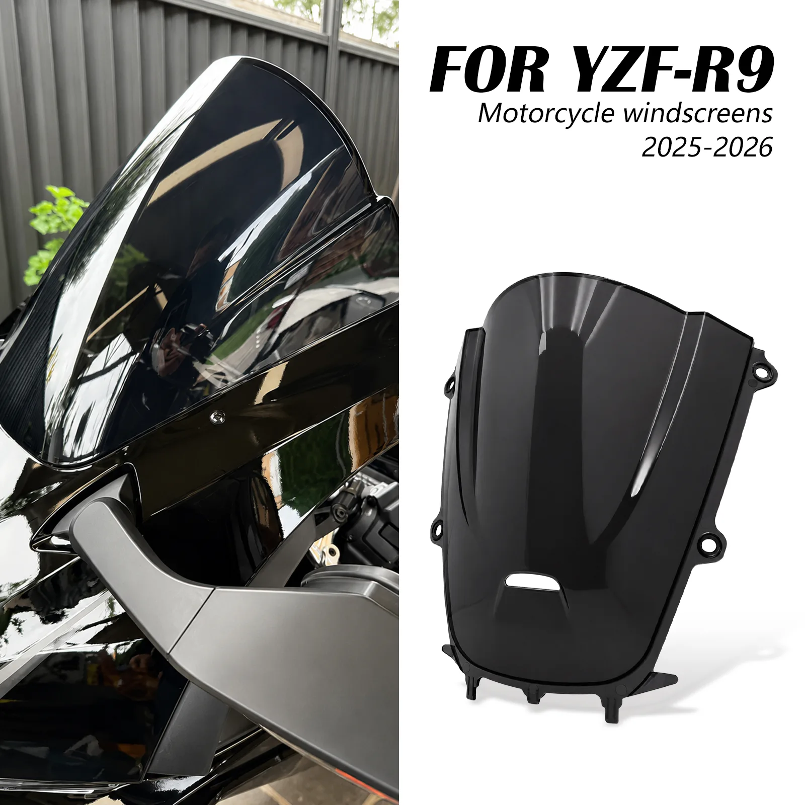 YZF-R9 Windshield detail 2