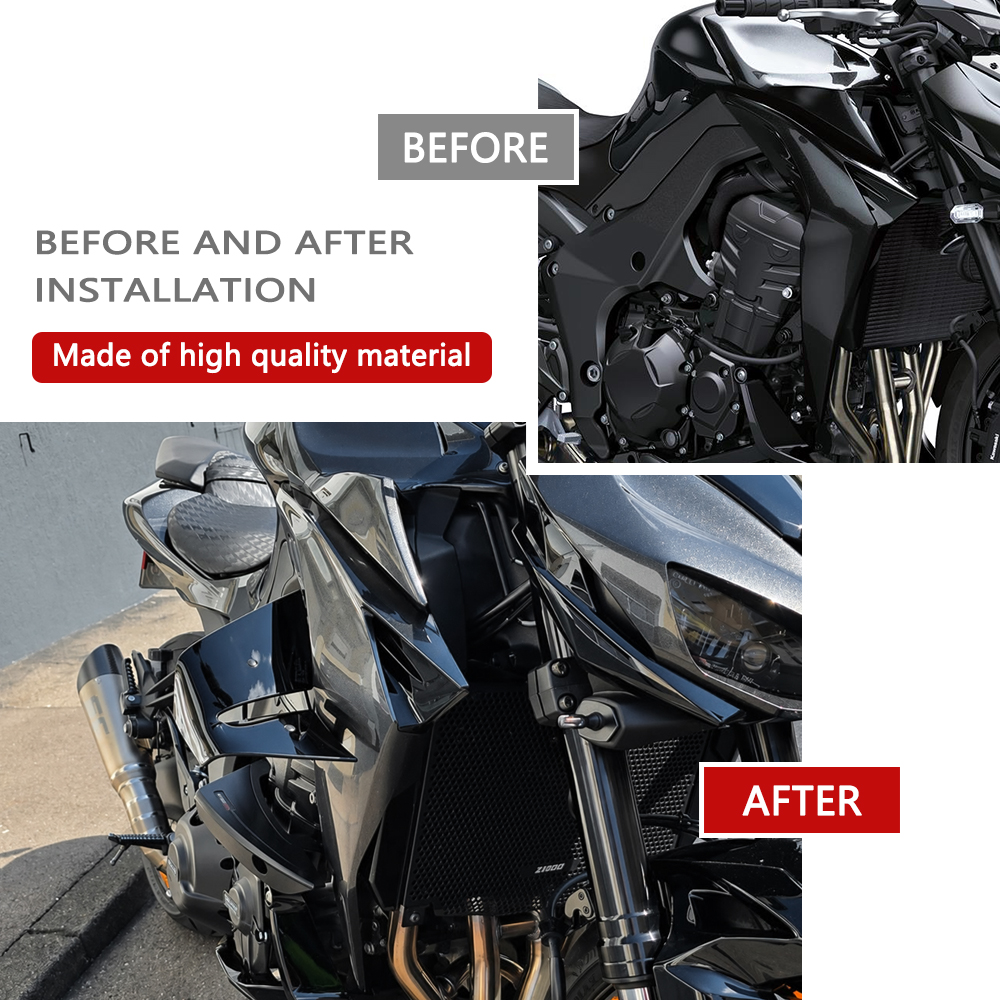 Z1100 Side Fairing Spoilers detail 5