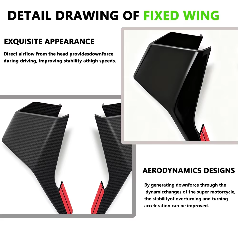 ZX-10R Fairing Winglet Spoiler Wing detail 2
