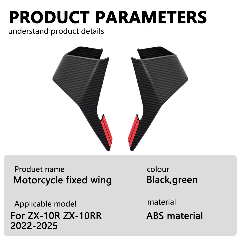 ZX-10R Fairing Winglet Spoiler Wing detail 4